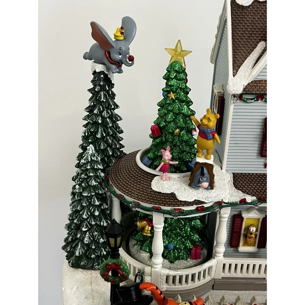 Disney Christmas Village‎ Animated Holiday House Lights Music Mickey And Friends